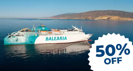 Baleares -50%: ¡Oferta de Verano!