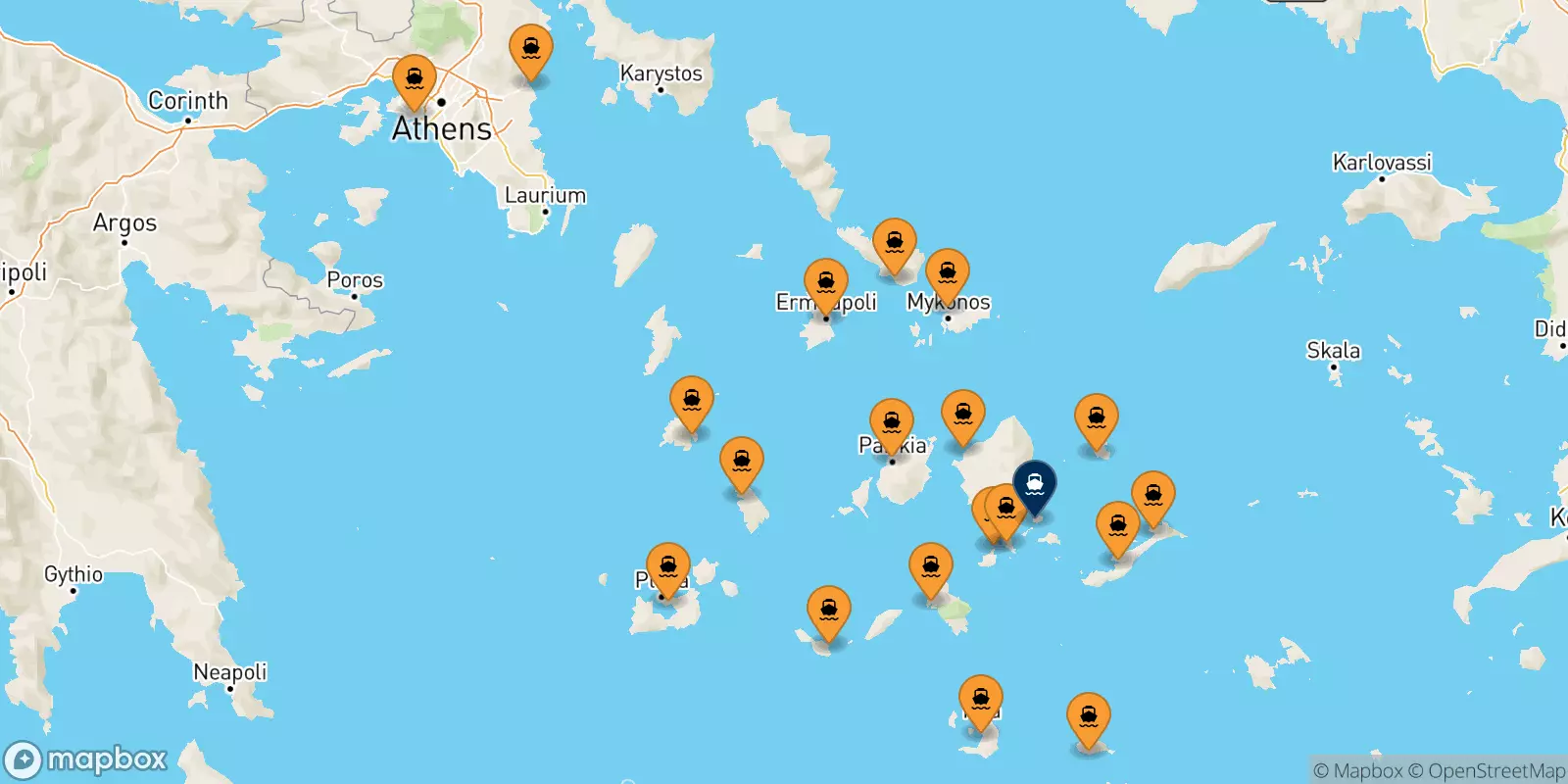 Ferries de Grecia a Koufonissi