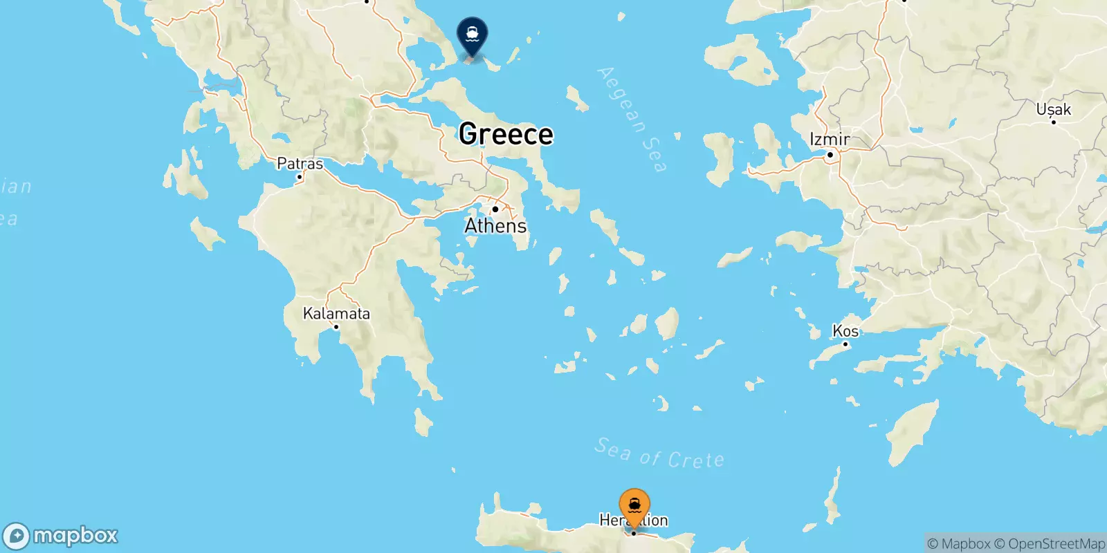 Ferries de Heraklion a Islas Espóradas